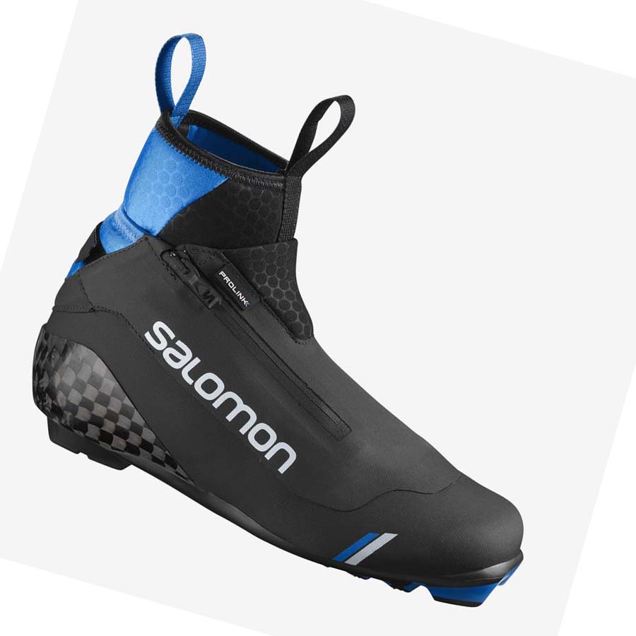 Salomon S/RACE CLASSIC PROLINK Síbakancs Férfi Fekete Kék | HU 2739GSO